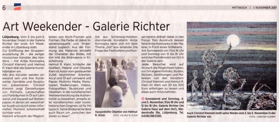 2017 11 Galerie Art Weekender in der Galerie Richter 